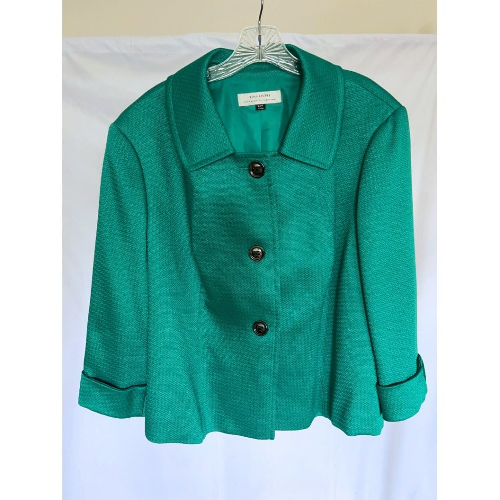 Green Tahari Blazer